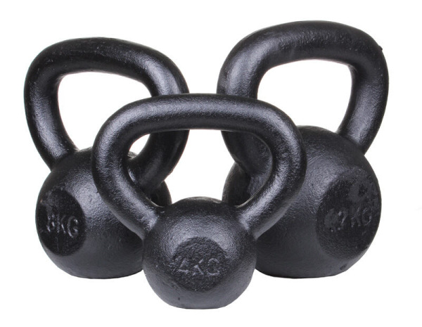 Kettlebell Kov činka čierna 1