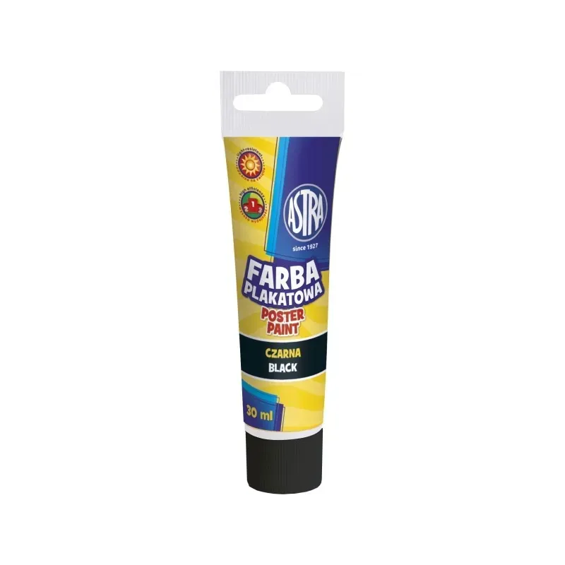 ASTRA Temperová farba v tube 30ml ČIERNA, 83110909