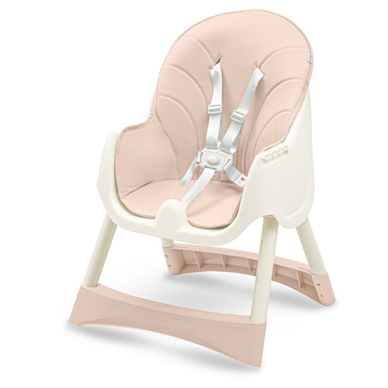 Jedálenská stolička Baby Mix Nora dusty pink