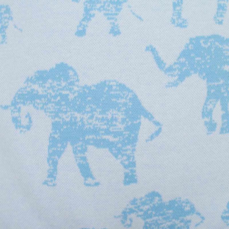 Dojčenský kabátik Baby Service Slony modrý 74 (6-9m)