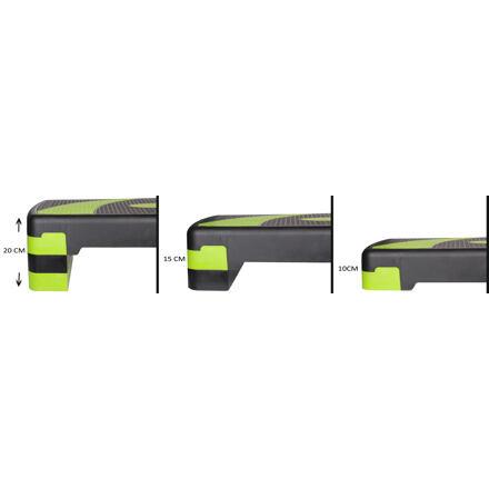 LiveUP Power step debnička 78 x 30 cm nastaviteľná výška 10 - 20 cm 1
