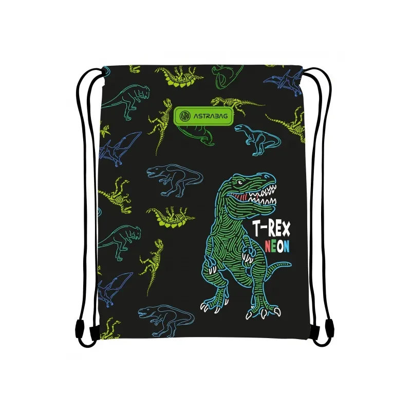 ASTRA ASTRABAG, Vrecúško na prezuvky T-REX NEON, AD1, 507023014