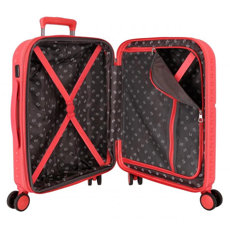 PEPE JEANS Highlight Coral, ABS Cestovný kufor, 55x40x20cm, 37L, 768862D (small exp.) 4