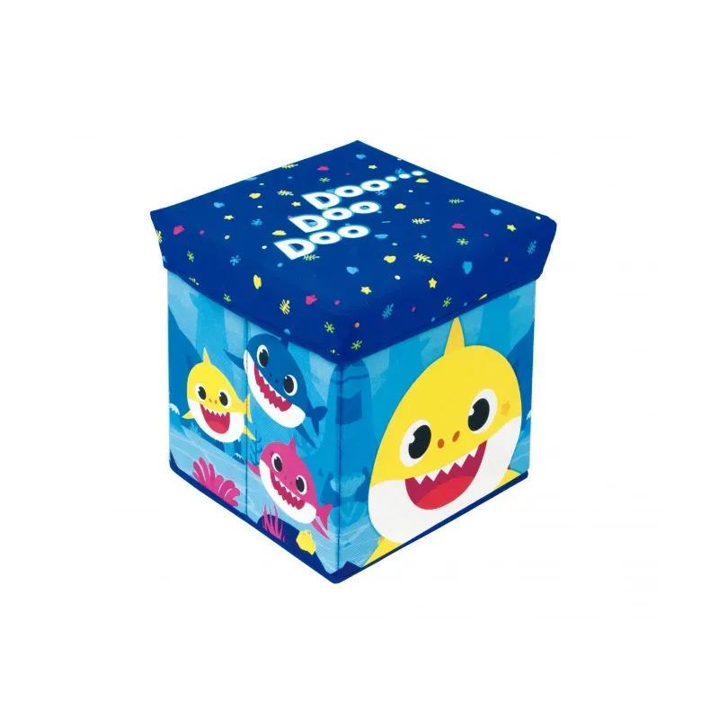 Úložný box s vrchnákom / taburetka 2v1 BABY SHARK, SK13992