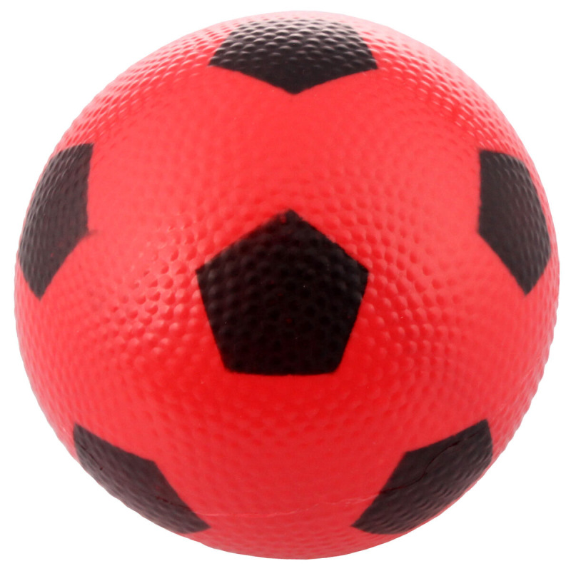 Lopta Fotbal gumová lopta červená