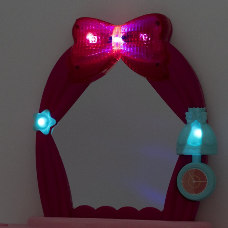 Detský toaletný stolík s hudbou a stoličkou BABY MIX 1