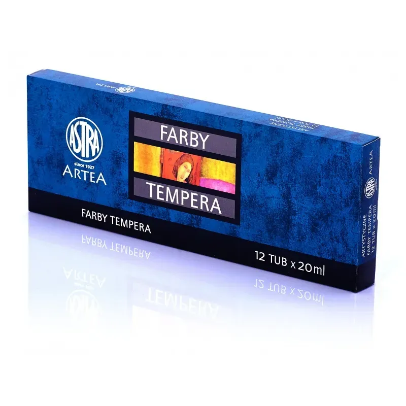 ASTRA ARTEA Temperové farby Profi 12x20ml, 83414900