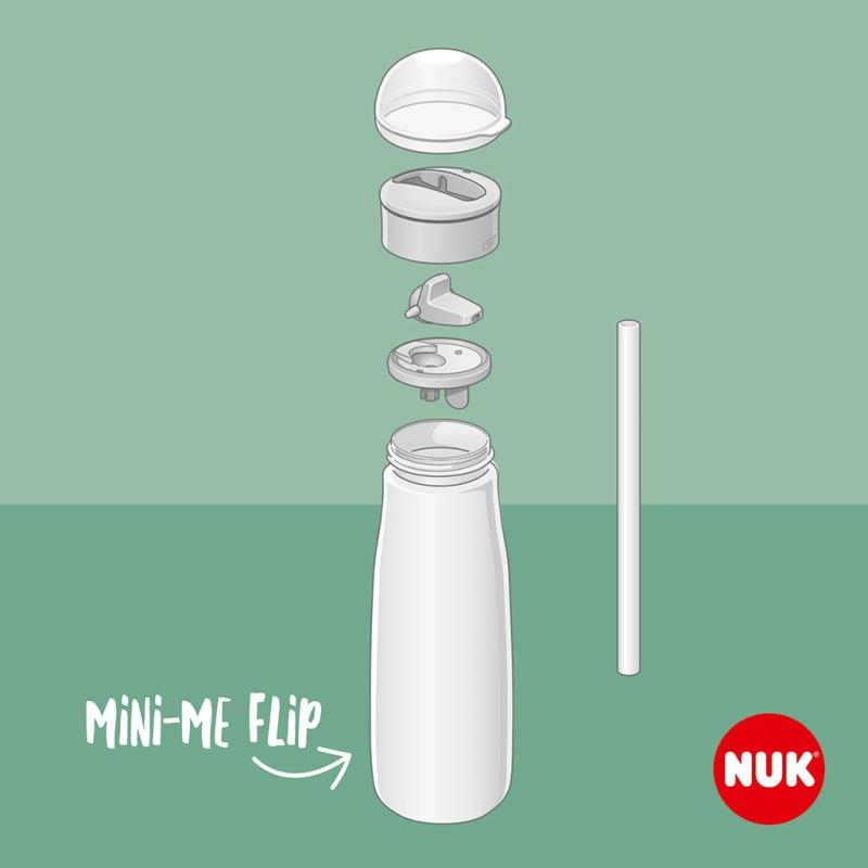 Detská fľaša NUK Mini-Me Flip 450 ml (12+ m.) pink 3