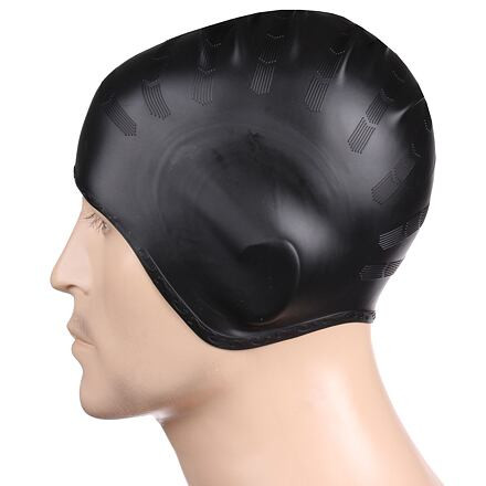 Merco Ear Cap plavecká čiapka čierna 2