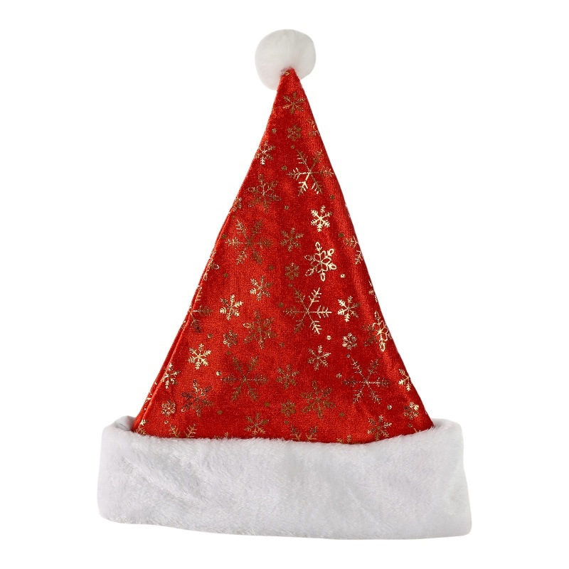 Vianočná čiapka s vločkami 1