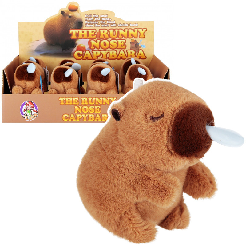 Zábavná plyšová kapybara