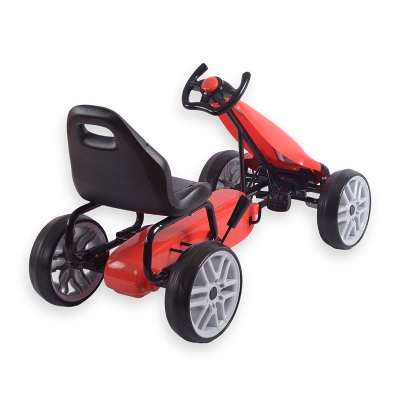 Detská šliapacia motokára Go-kart Milly Mally Power červená 4