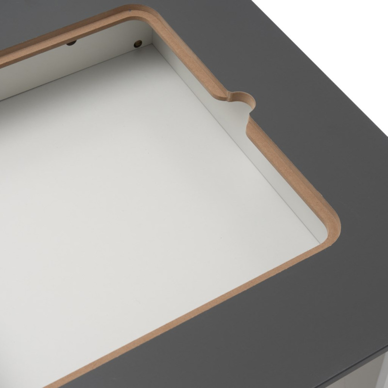 Detský stôl a stolička Baby mix Leaf Grey 2