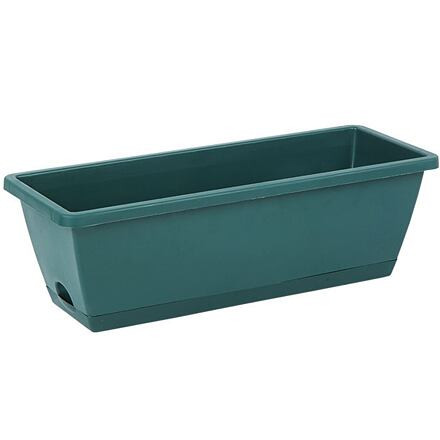 Merco Flora kvetináč s podmiskou tmavo zelená