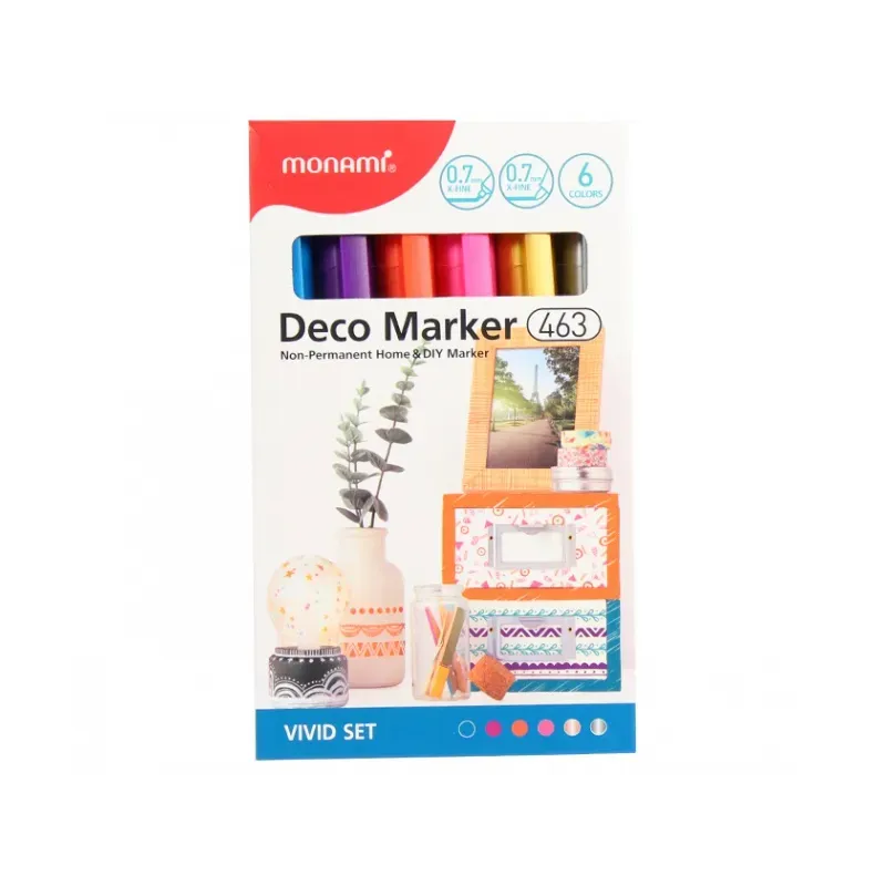 ASTRA MONAMI Deco Marker 463, 0,7mm, sada VIVID SET, 6ks, 20800015080