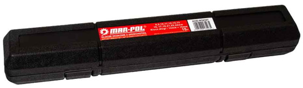 Sada dlhých račňových kľúčov, 15-dielna, 8 - 24 mm v kufríku, MAR-POL 5