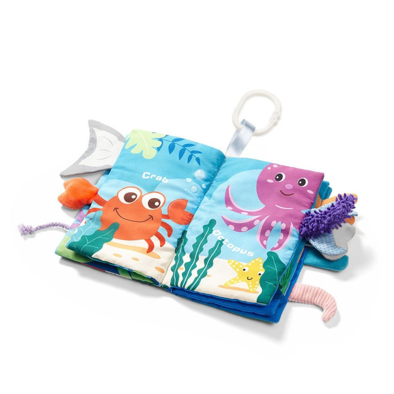 Detská senzorická knižka Baby Ono Go to the ocean 3