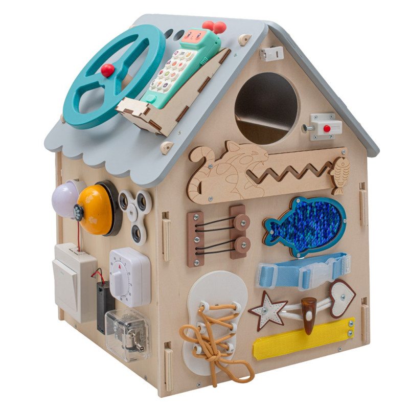 Activity Board Domček LED Montessori Baby Mix 2