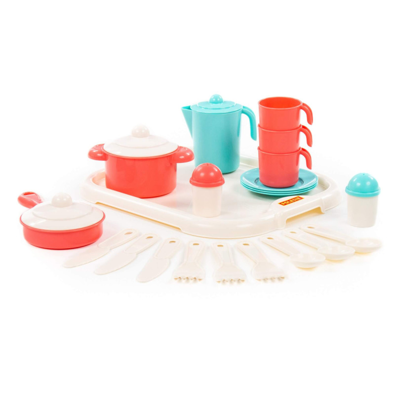 Čajový set pre troch Nastenka s táckou 2