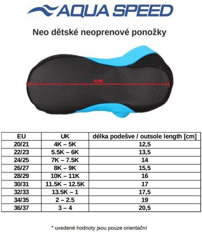 Aqua-Speed Neo detské neoprénové ponožky ružová, veľ. 34/35