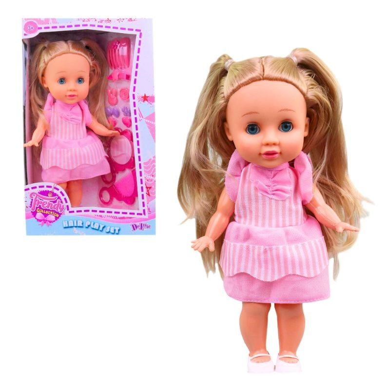 Bábika s kaderníckym príslušenstvom