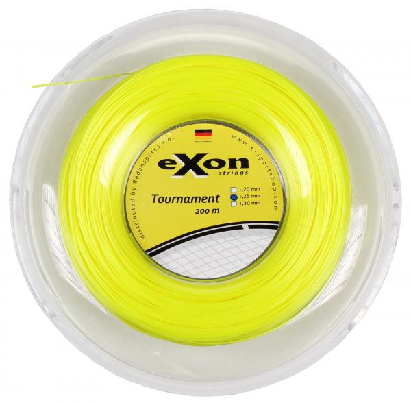 Exon Tournament tenisový výplet 200 m žltá neón, 1,20mm