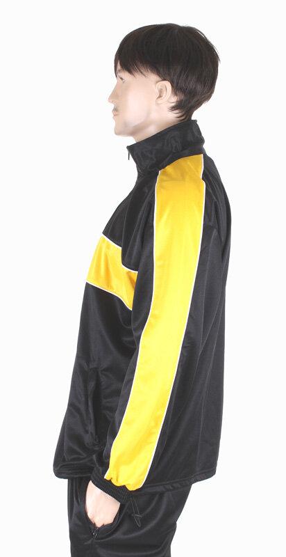 Merco TJ-2 športová bunda čierna-žltá, veľ. 140