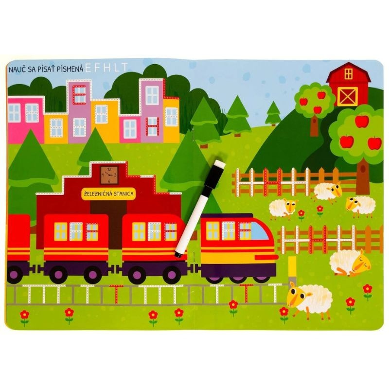 Čiary a písmená - Napíš, zmaž, zopakuj 3