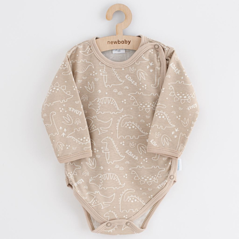 Dojčenské body celorozopínacie New Baby Classic II Dievča 3ks ružové 68 (4-6m) 2