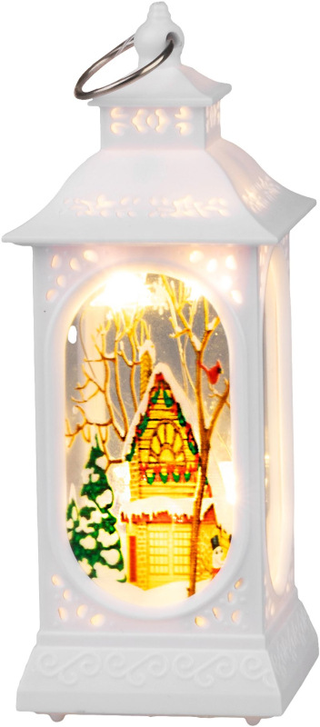 Lampáš MagicHome Vianoce, plast, 5xLED teplá biela, 4.8x4.8x12.8 cm, 3xLR44