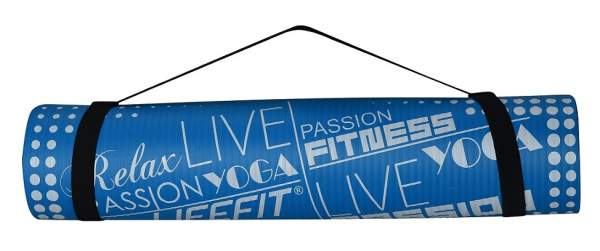 YOGA MAT EXKLUZIV,100x58x1,modra 2