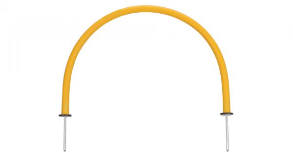Merco Treningový oblúk Arc s hrotmi 41 x 49 cm, žltá