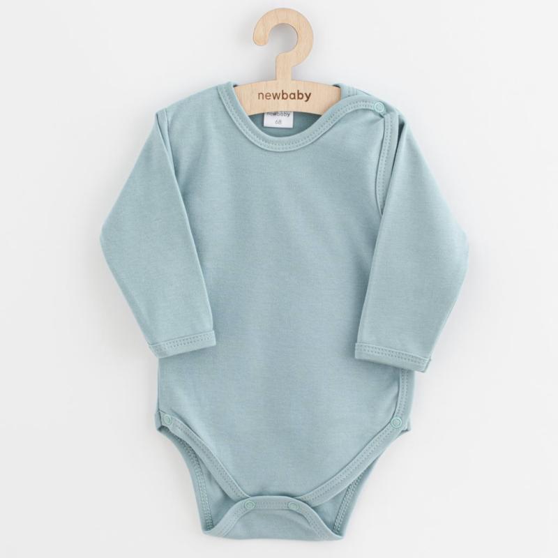 Dojčenské body celorozopínacie New Baby Classic II Dievča 3ks mätová 68 (4-6m) 2