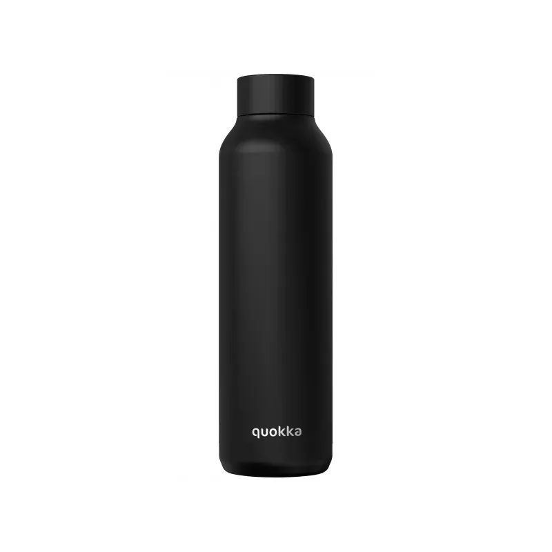 Quokka Solid, Nerezová fľaša / termoska Jet Black, 850ml, 40212