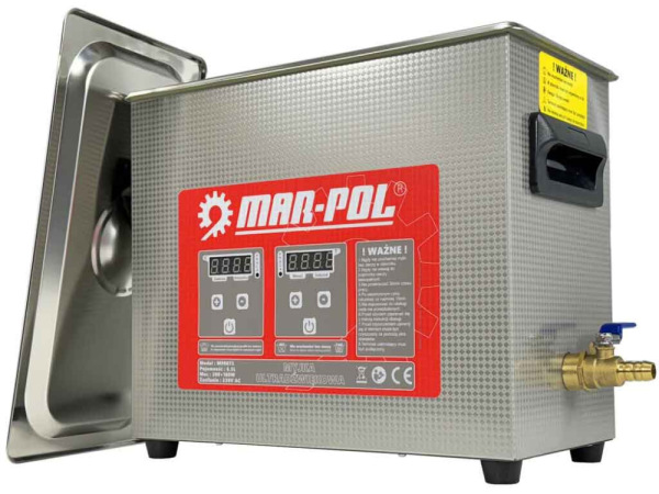 Ultrazvuková umývačka 6,5 litrová, MAR-POL