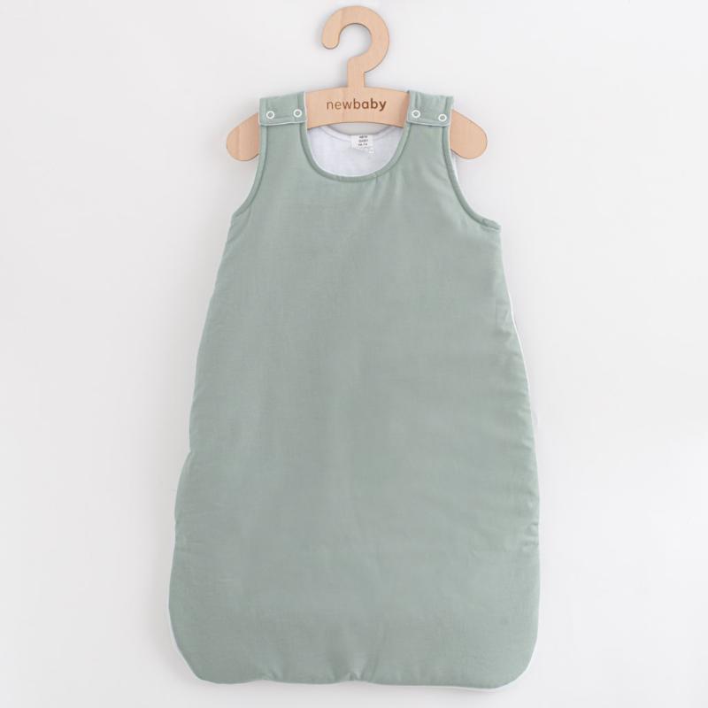 Dojčenský spací vak s výplňou New Baby Dominik zelená 68/74