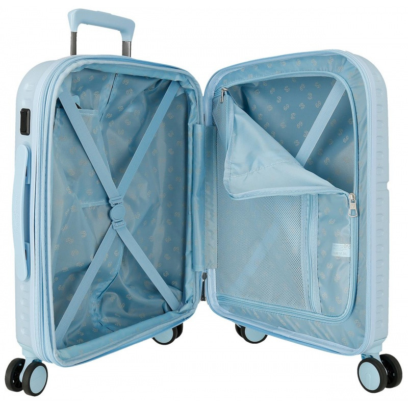 ABS Cestovný kufor PEPE JEANS ACCENT Azul, 55x40x20cm, 37L, 7698634 (small exp.) 4