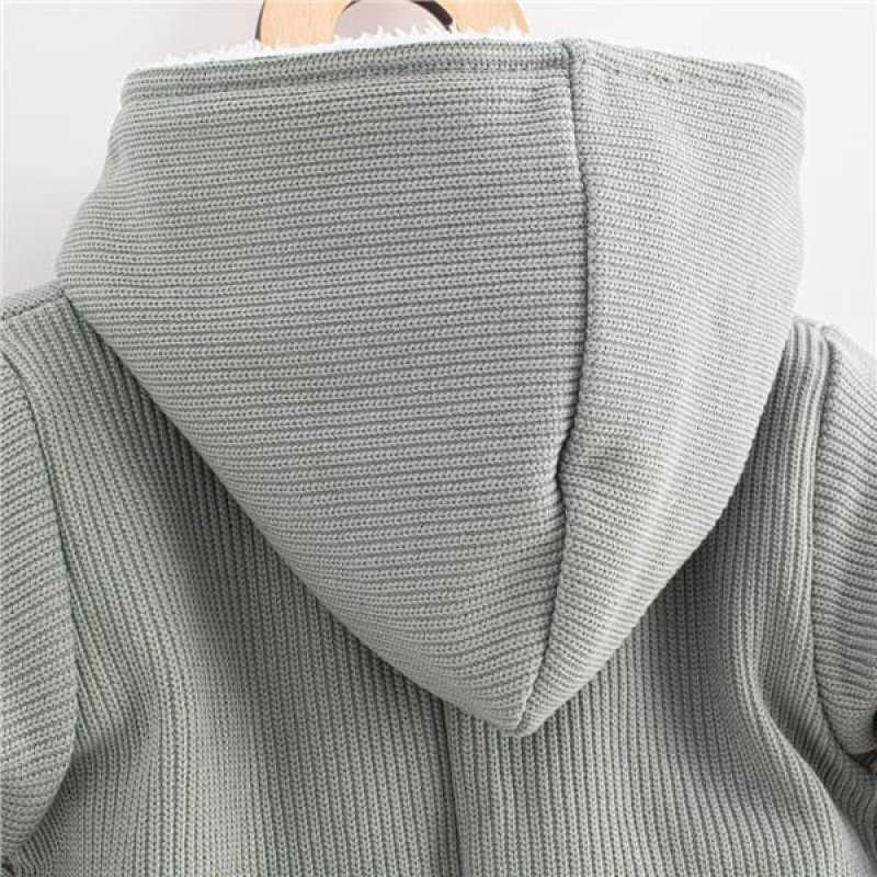 Dojčenská kombinéza s kapucňou New Baby Frosty grey 74 (6-9m) 2