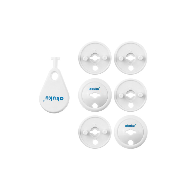 Poistky do zásuvky Akuku 6 ks