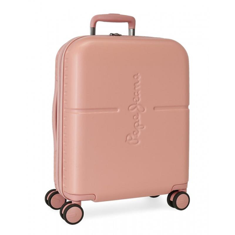 PEPE JEANS Highlight Rosa Claro, ABS Cestovný kufor, 55x40x20cm, 37L, 7689124 (small)
