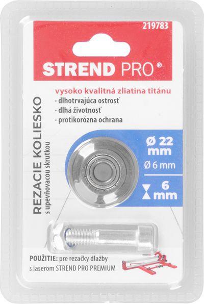 Koliesko Strend PRO PREMIUM WB218 (22x6x6 mm) náhradné, pre rezač dlažby, professional, heavy du