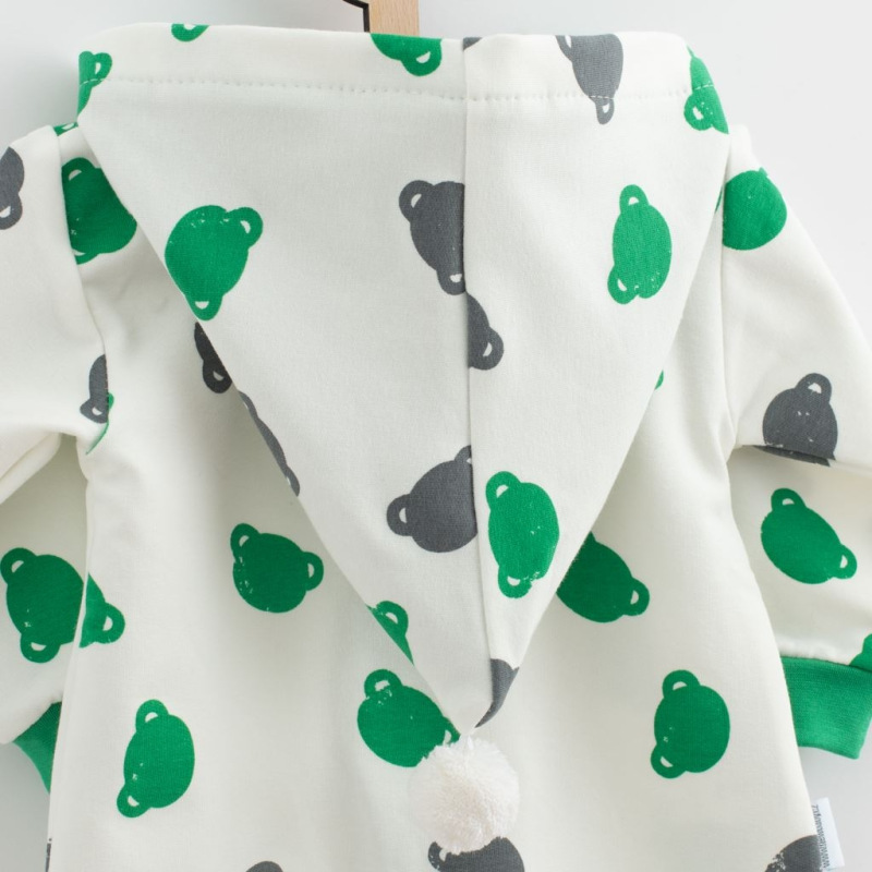 Dojčenský teplákový overal New Baby Little One zelená 74 (6-9m) 1