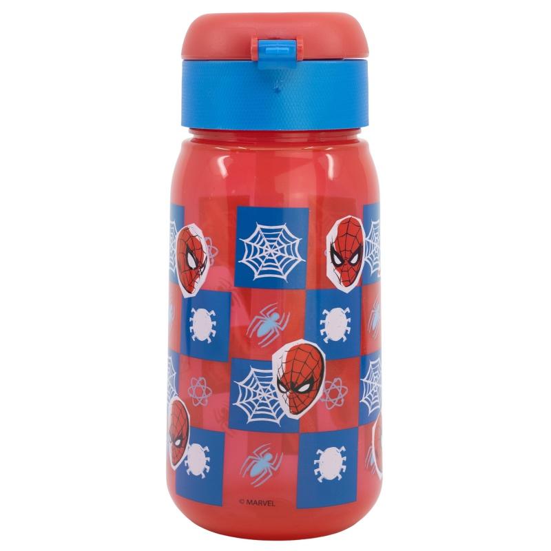 Plastová fľaša s automatickým otváraním SPIDERMAN, 510ml, 74742