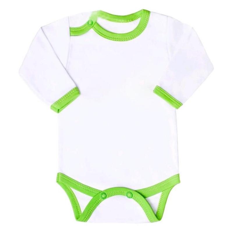 Dojčenské body New Baby so zeleným lemom 74 (6-9m)