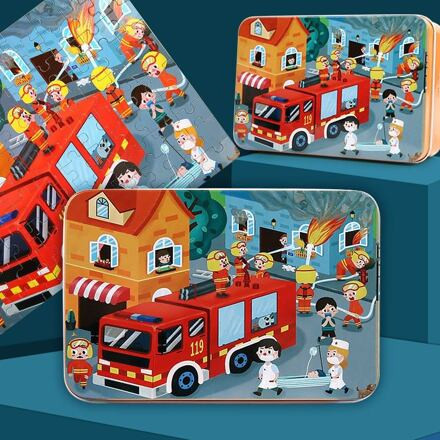 Merco Hasiace Vozidlo puzzle 100 dielikov 1