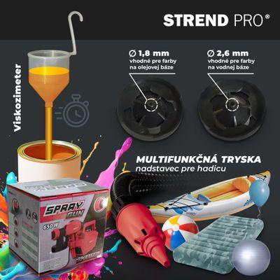 Pištoľ Strend Pro JS-FB17AII, 650W, 800 ml, striekacia, elektrická s kompresorom