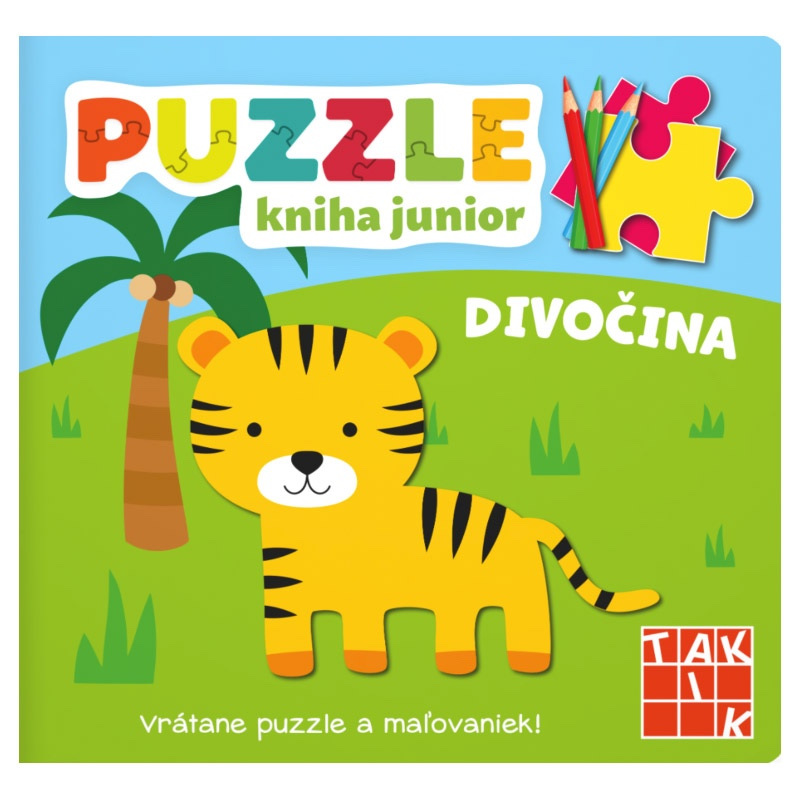 Puzzle kniha junior - Divočina