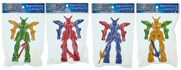 Transform Warrior Hviezdna Misia 4 druhy 2