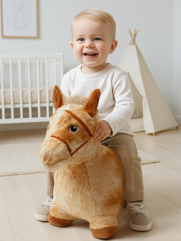 Plyšový skákací koník so zvukom PlayTo 5