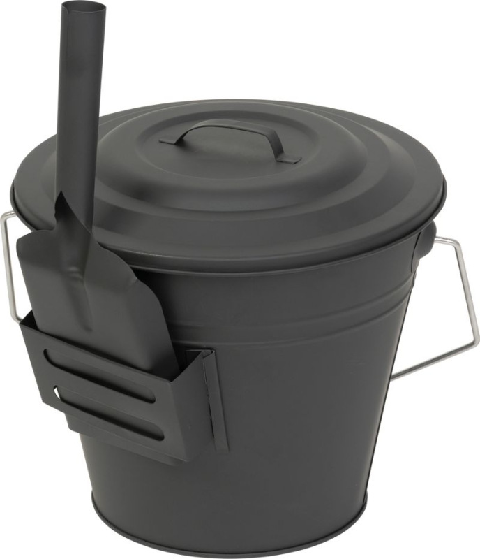 Vedro Strend Pro na popol, s lopatkou, 12 lit., 30x25 cm 1